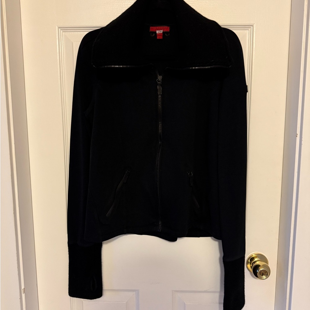 Burberry Sport XL Black high necked sweater. Super versatile!